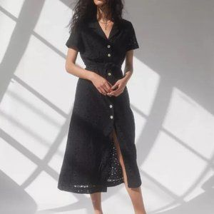 Wilfred Eyelet Shirt Dress sz S